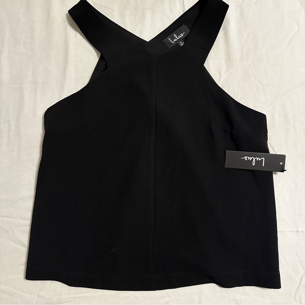 Lulus Open Back Halter Tank NWT